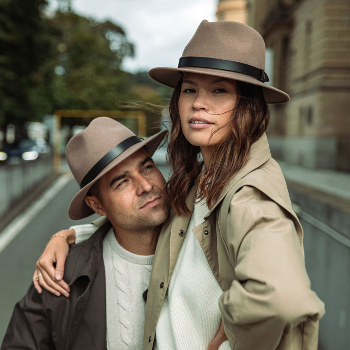 Klobouk Fedora Arte Brown x Tonak