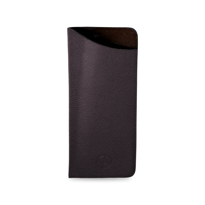 Kožený obal na okuliare Lenon Dark Brown