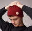 Vlnená Čiapka Merino Red