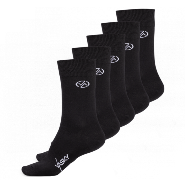 5 x Ponožky Vysoké Čierne