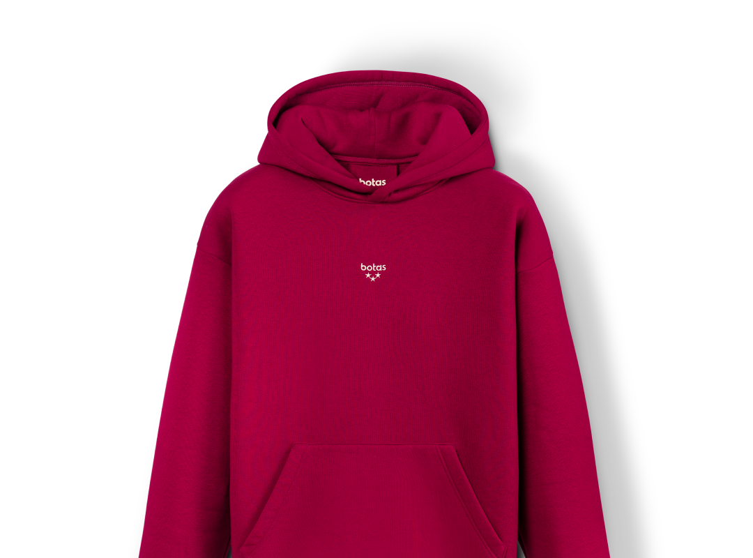 Botas Mikina Hoodie Bordeaux