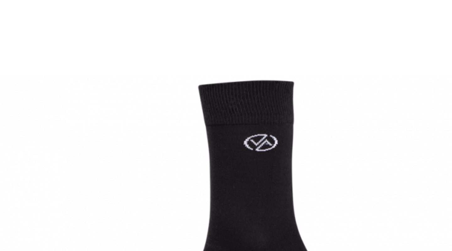 Ponožky vysoké čierne